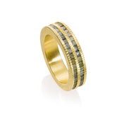 Todd Reed ring in 18k yellow gold and raw diamond cubes (~6ct)